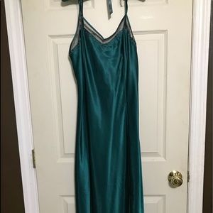 Forest Green lingerie gown